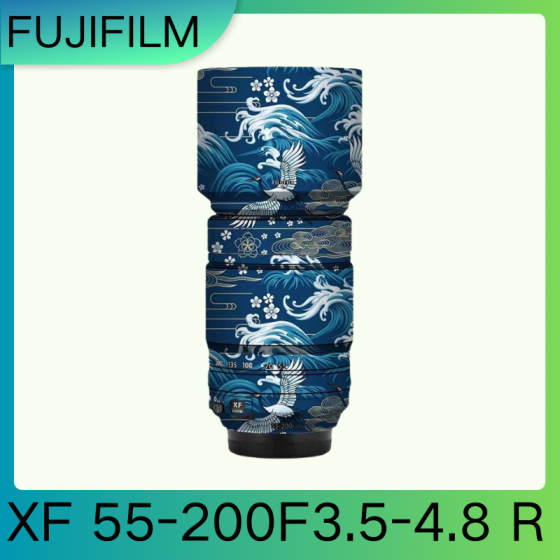 Lentes Fujifilm XF55-200F3.5-4.8 R  - Pele câmera, adesivo câmera - com alta resistência a arranhões, à prova d'água e com design elegante.